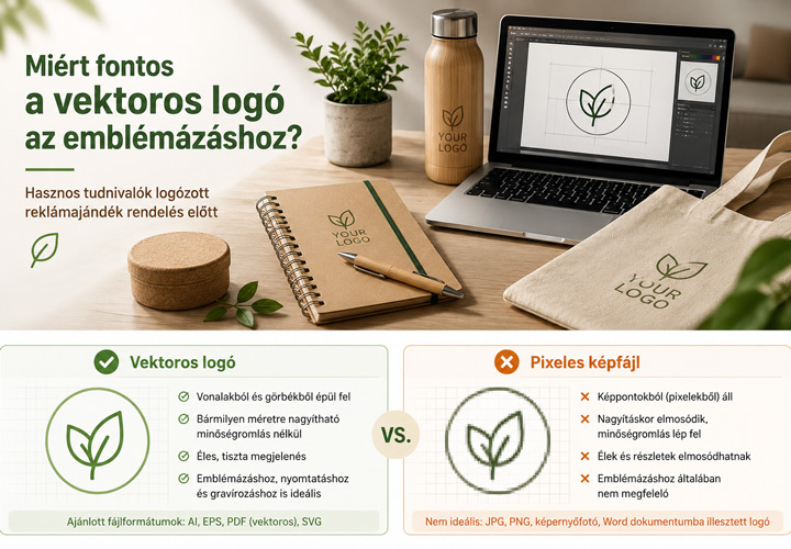 Miért fontos a vektoros grafika az emblémázáshoz